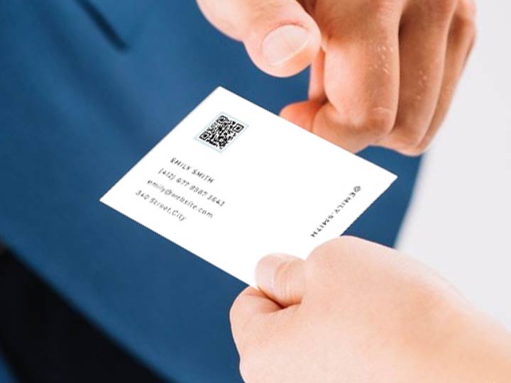 V-card QR Code